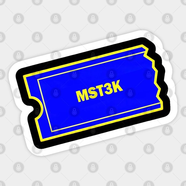 MST3K Blockbuster Sticker by RetroZest